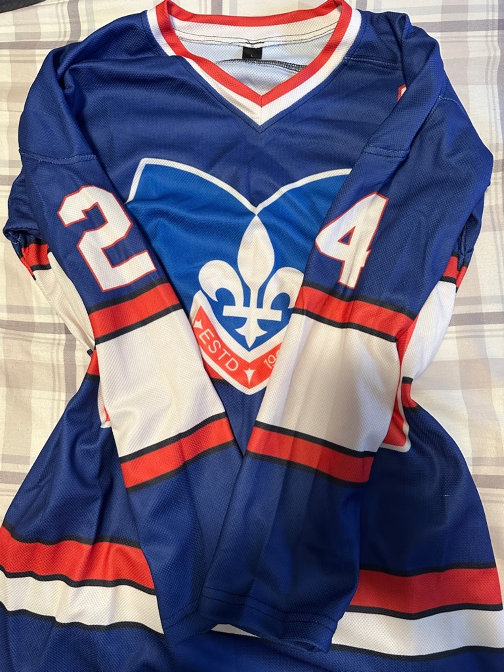 Blue Red White Hockey Jersey Heated Rivalry Shane Hollander Jersey